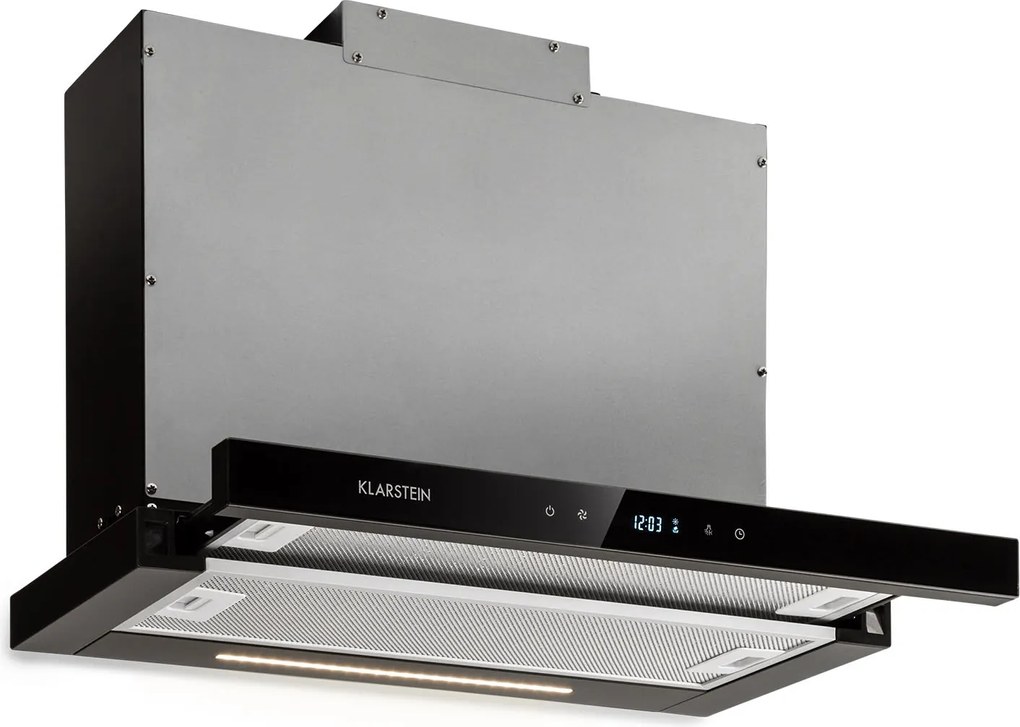 Klarstein Mariana Neo 60, плосък абсорбатор, 640 m³/h, външна тяга, LED