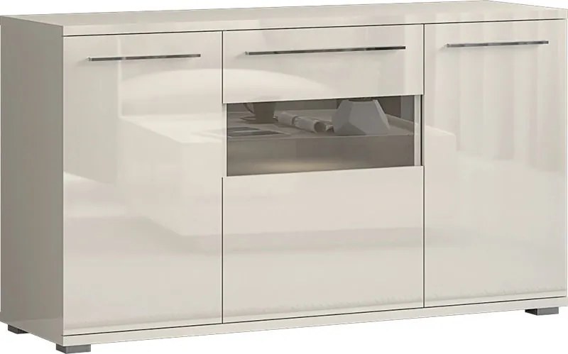 3D Бюфет с ниско царство 3D-дължина: 150 см.-Бежово