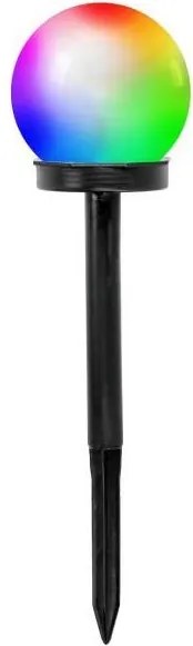 LED RGB слънчева лампа SPHERE LED/1,2V IP44 40 mAh Ø 10 см