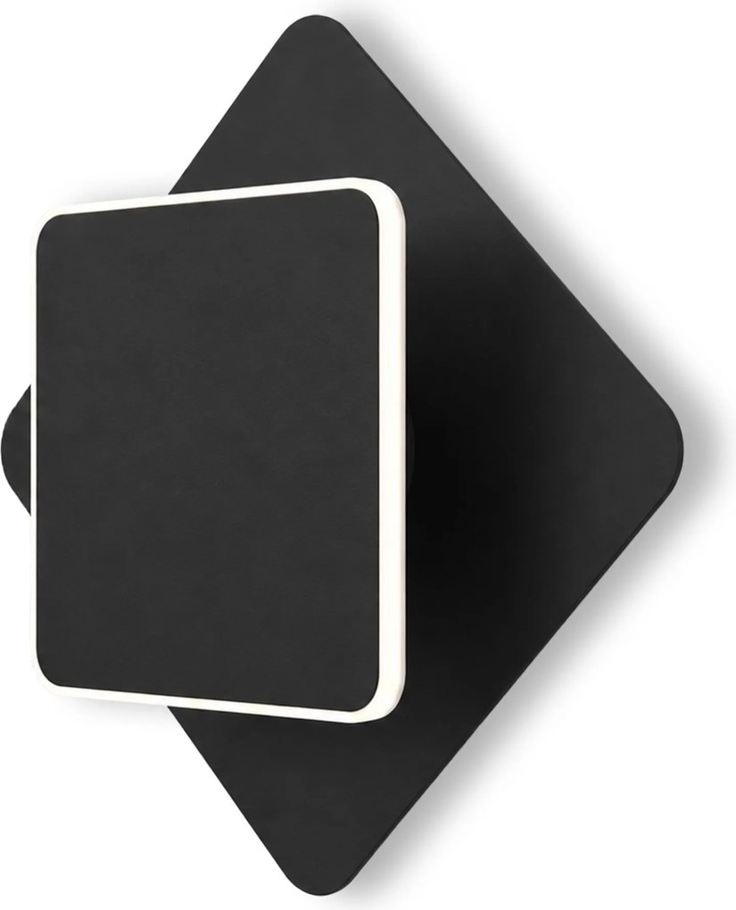 LED аплик LHJ123-W Черен