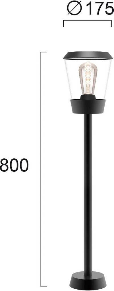 Подова лампа Viokef Sirio-височина: 80 См.