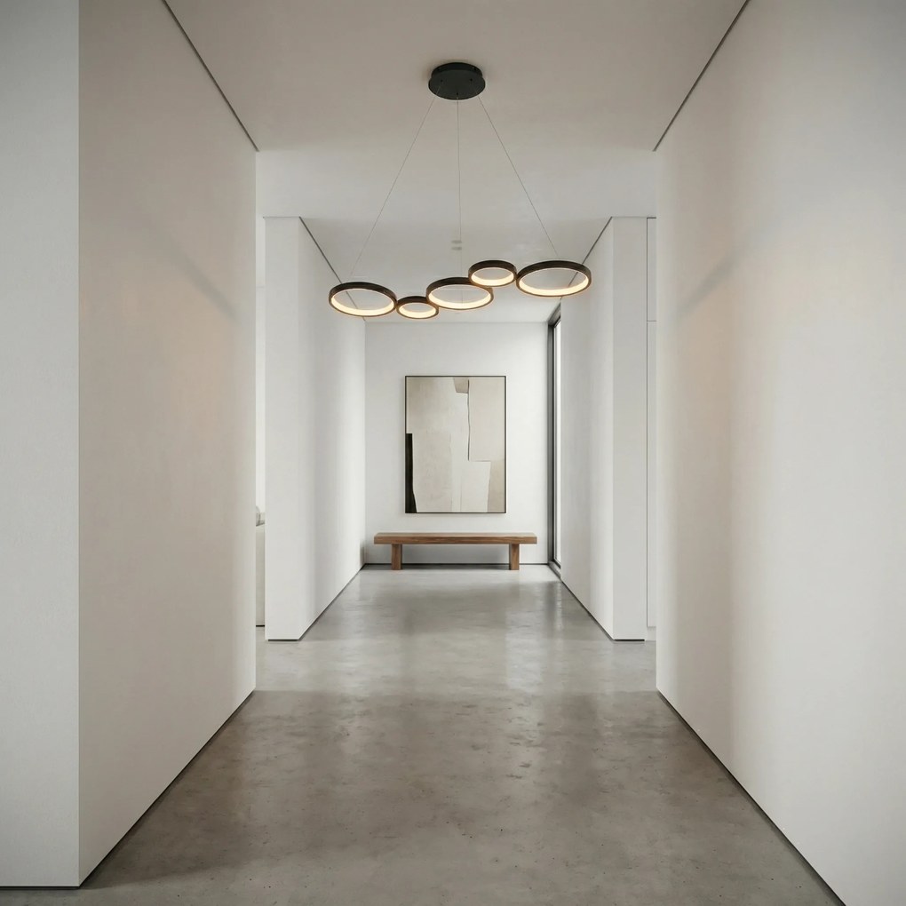 ВИСЯЩА ТАВАННА ЛАМПА APP1923-CP BLACK