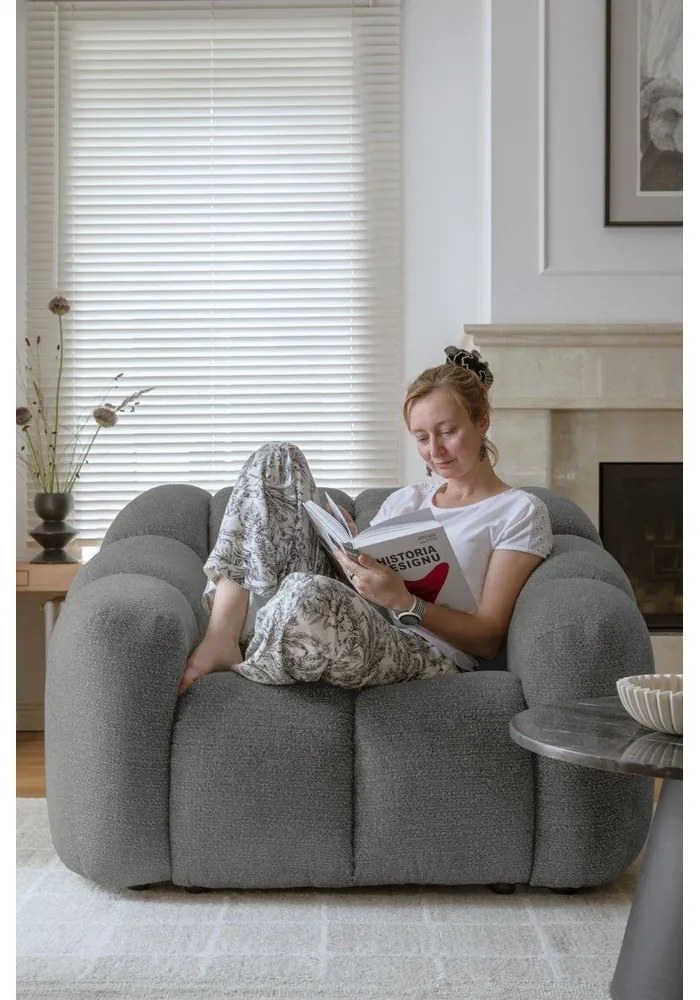 Сиво кресло Shell – Miuform