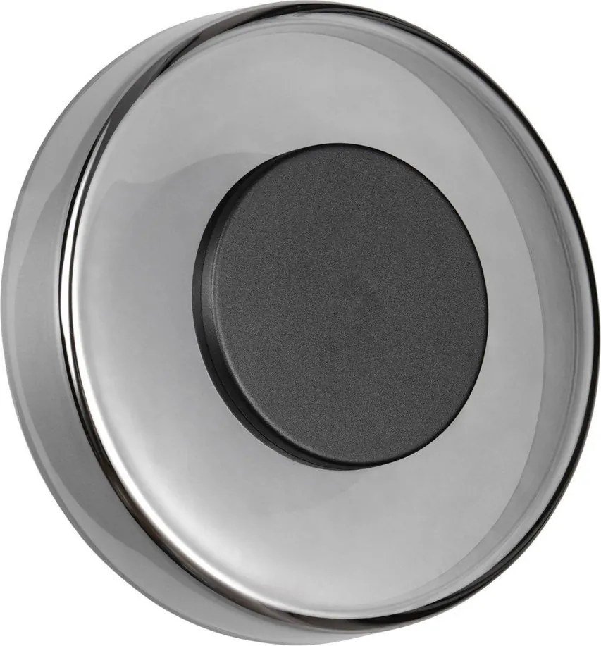 Матово черно LED затъмняваща се стенна лампа ø 22 cm Celeste – Trio