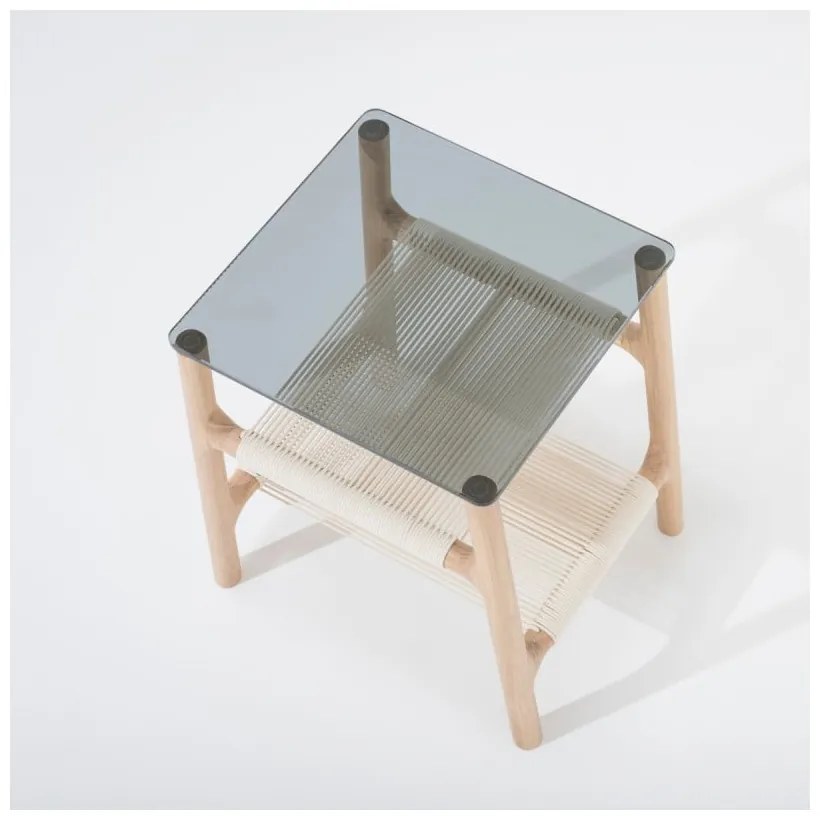 Сгъваема маса от масивна дъбова дървесина Fawn - Gazzda