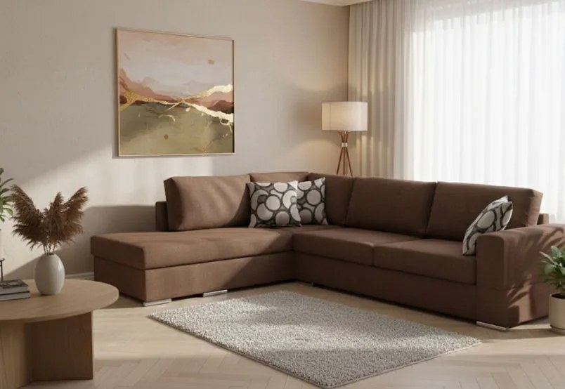 Ъгъл диван Must-Right-295φ 230β cm.-Tampa