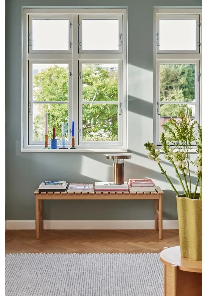 Бежова керамична ваза (височина 30 cm) Sapo – Hübsch