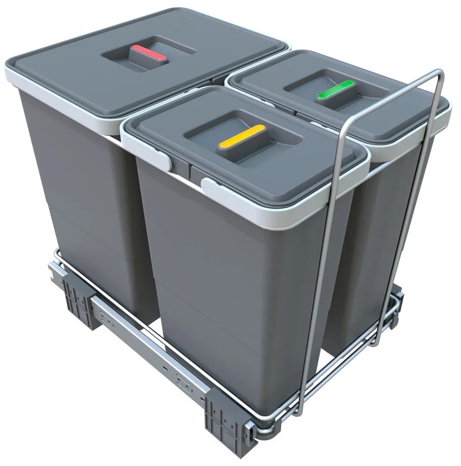 Пластмасов контейнер за сортирани отпадъци/вграден 28 л Ecofil - Elletipi