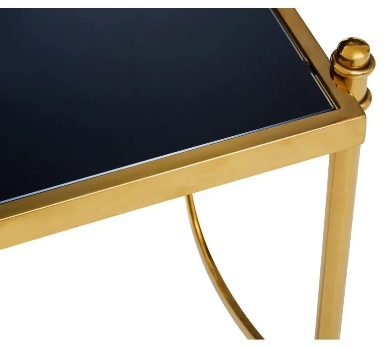 Маса за съхранение със стъклен плот 50x56 cm Ackley - Premier Housewares