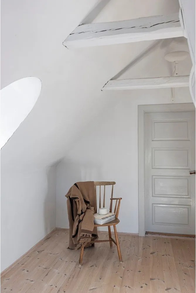 Светлокафяво одеяло 130x175 cm Shadow – Mette Ditmer Denmark