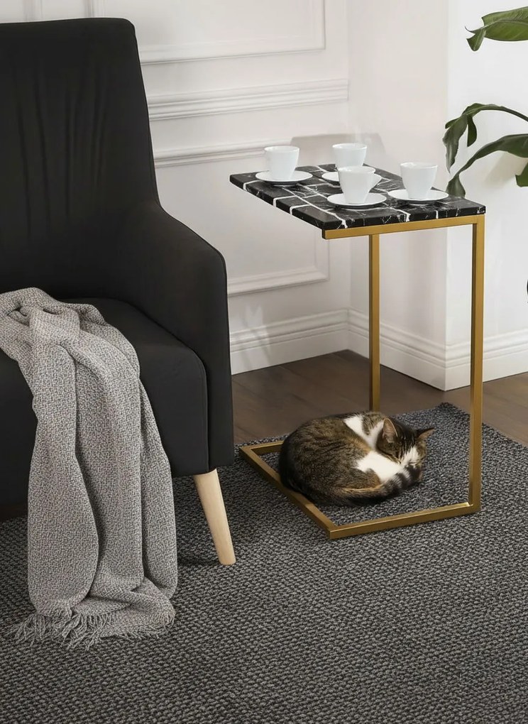 Помощна масичка Willow-черно