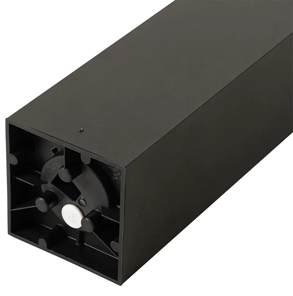 Стойка за външна лампа черна с дим 80 см IP44 - Charlois