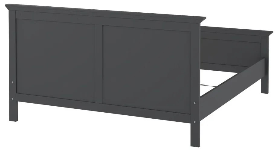 Сиво двойно легло 160x200 cm Paris – Tvilum