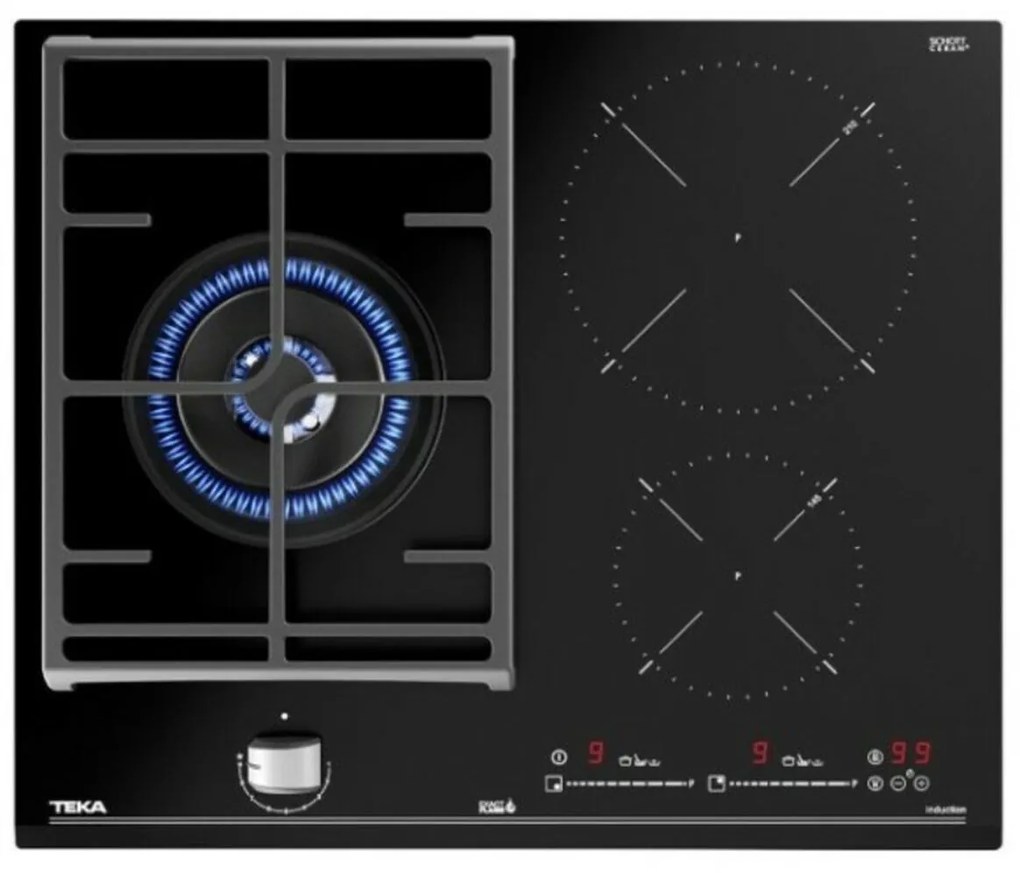 Смесена Плоча Teka 112570112 60 cm Черен 60 cm