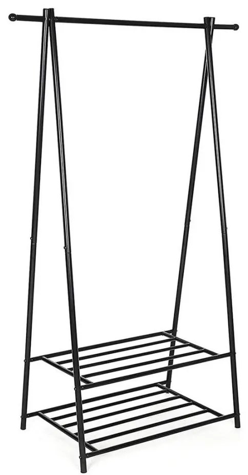 Стояща закачалка LINEA черна