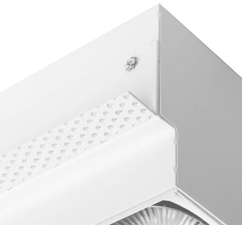 Вграден прожектор бял GU10 AR111 без рамка 2 лампи - Oneon