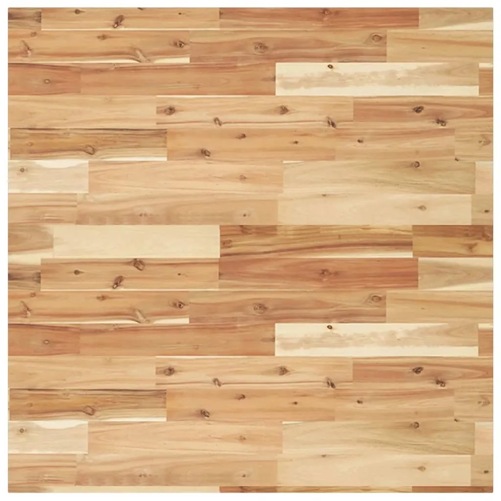 4008722 vidaXL Плот за маса квадратен 80x80x2 см масивна акация