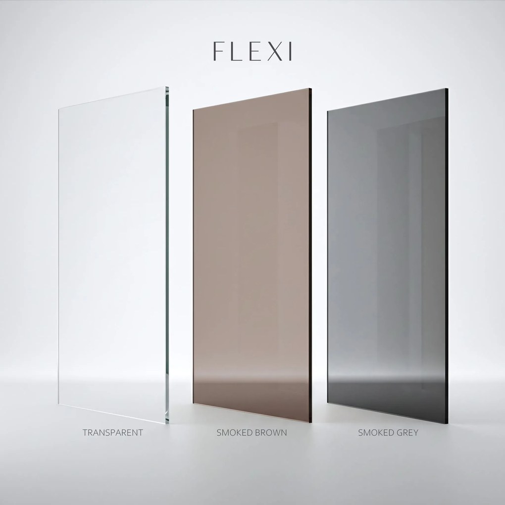 Параван за душ Rea Flexi Transparent / Chrome 100