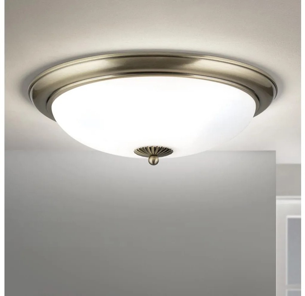 Orion - Таванно осветително тяло EMPIRA 3xE27/40W/230V Ø 48 см бронз