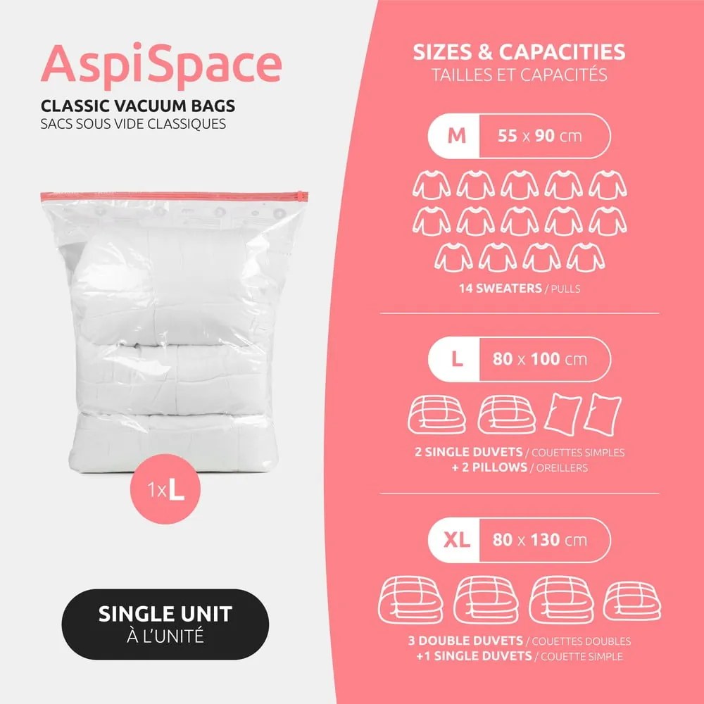 Вакуумна торба Single Space L – Compactor