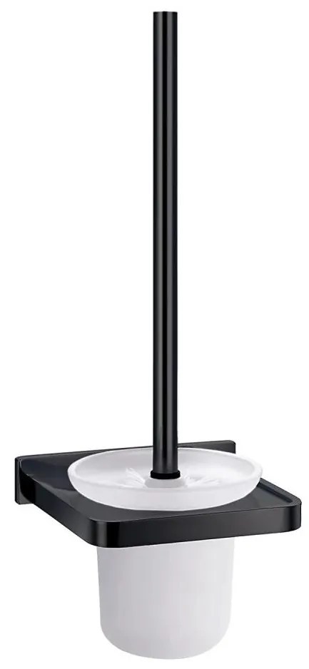 OMNIRES DA70620BL - Стенна WC четка DARLING, матово черна