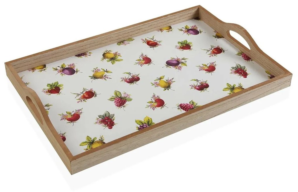 Поднос за аперитиви Versa Strawberry Дървен MDF (30 x 5 x 45 cm)