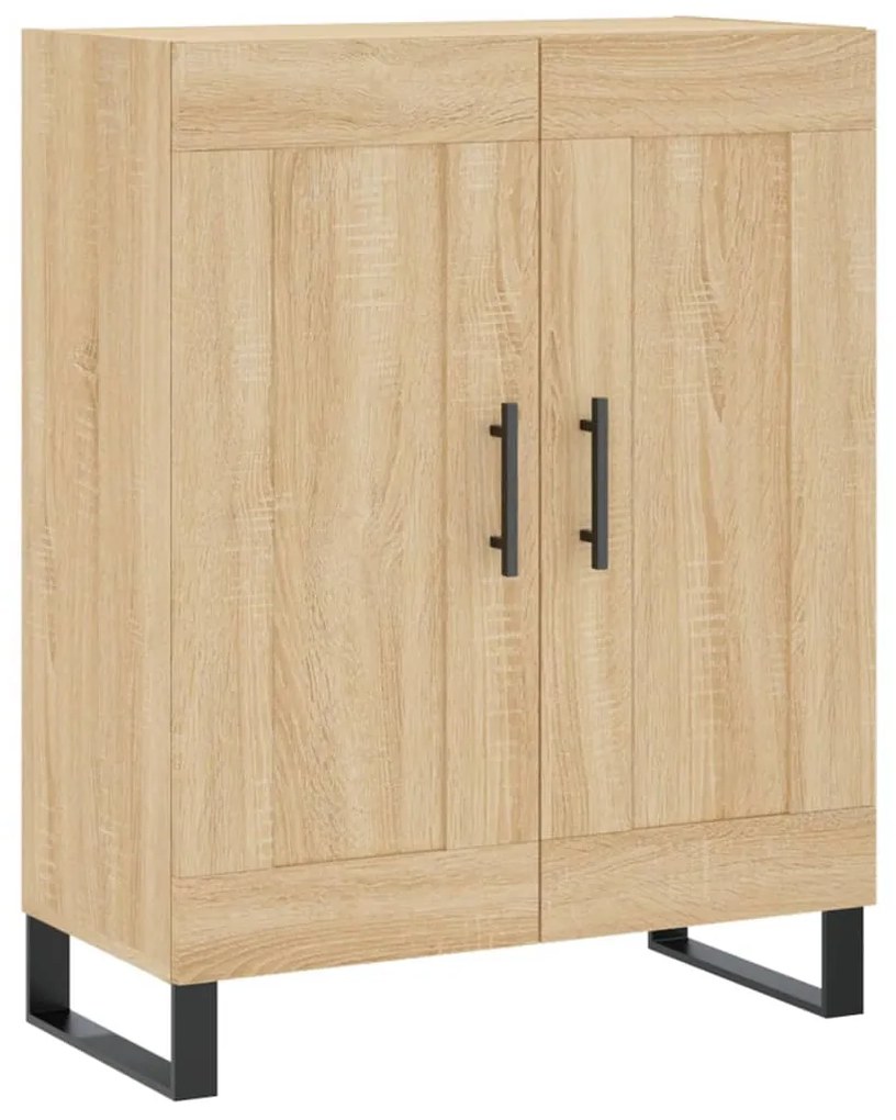 830223 vidaXL Сайдборд, дъб сонома, 69,5x34x90 см, инженерно дърво