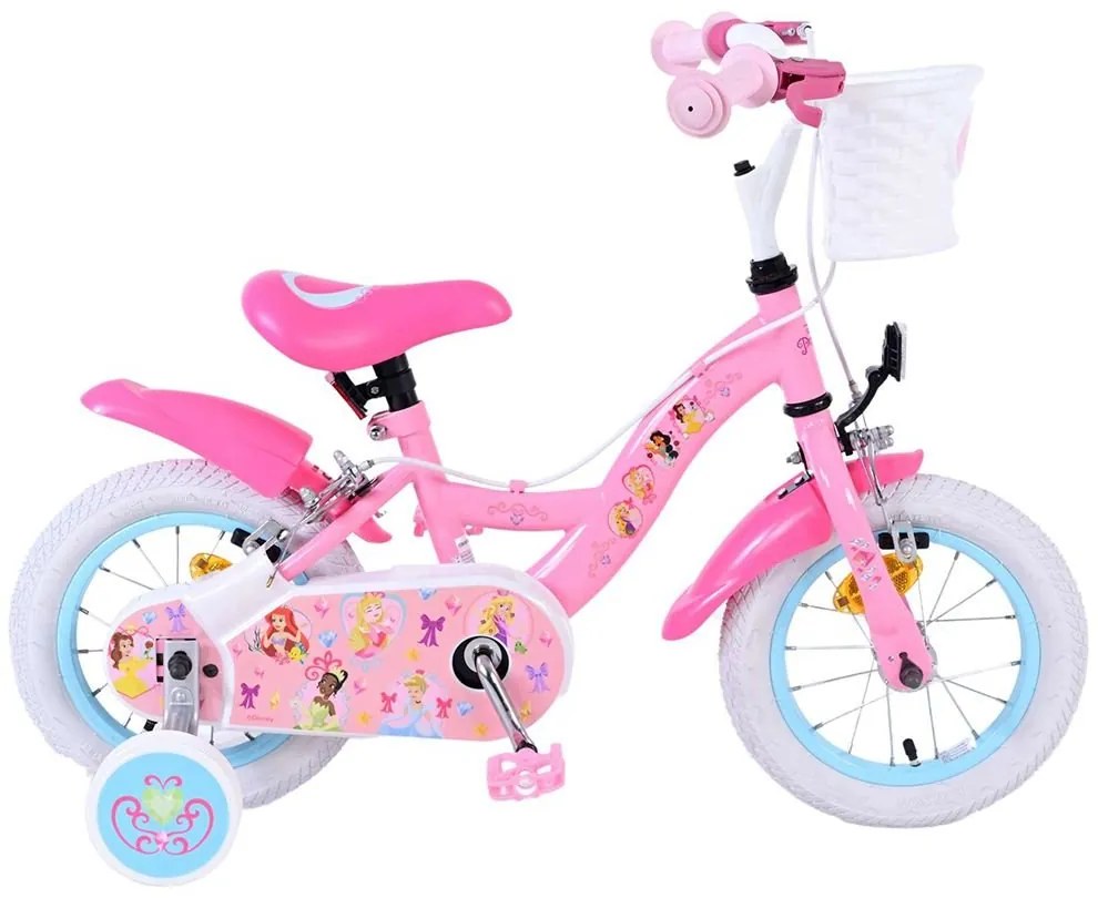 E&amp;L cycles - Детски велосипед с помощни колела Дисни Принцеси, 12 инча