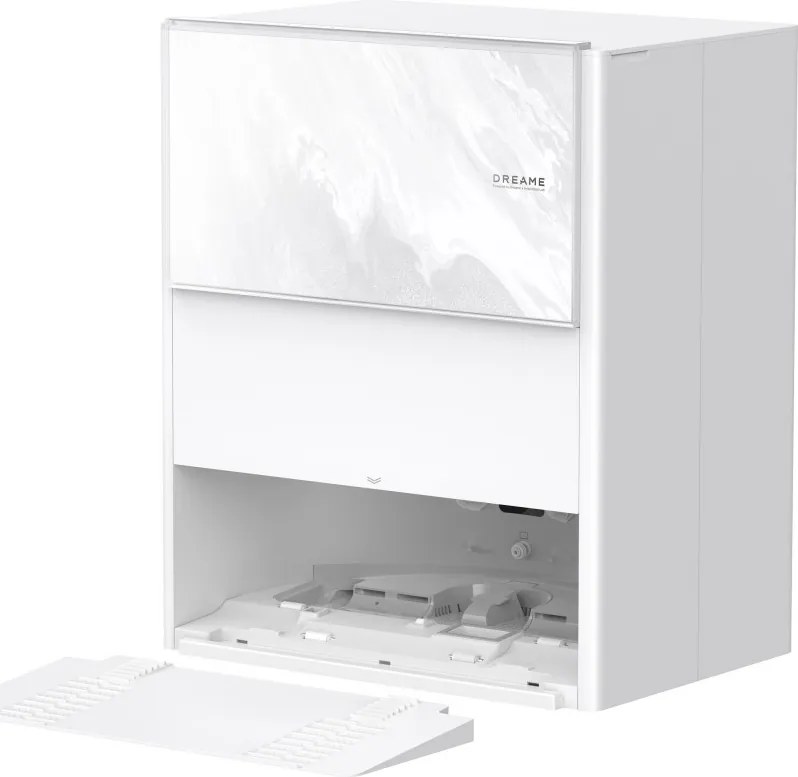 Прахосмукачка робот Dreame Aqua 10 Ultra Track RLR81CE-WH, 25000 Pa, 200 мин, 3.5/4 л, Сухо/мокро, AI камери, VersaLift DToF, Автоматично почистване на моп при 100°C, Бял