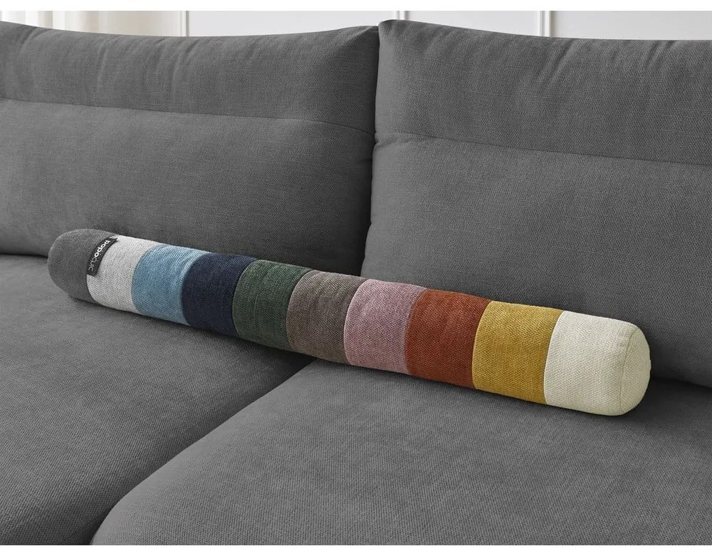 Сив ъглов диван Aden – Bobochic Paris