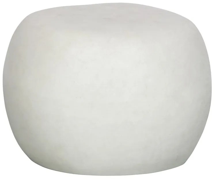 Бяла кръгла масичка за кафе ø 50 cm Pebble – vtwonen