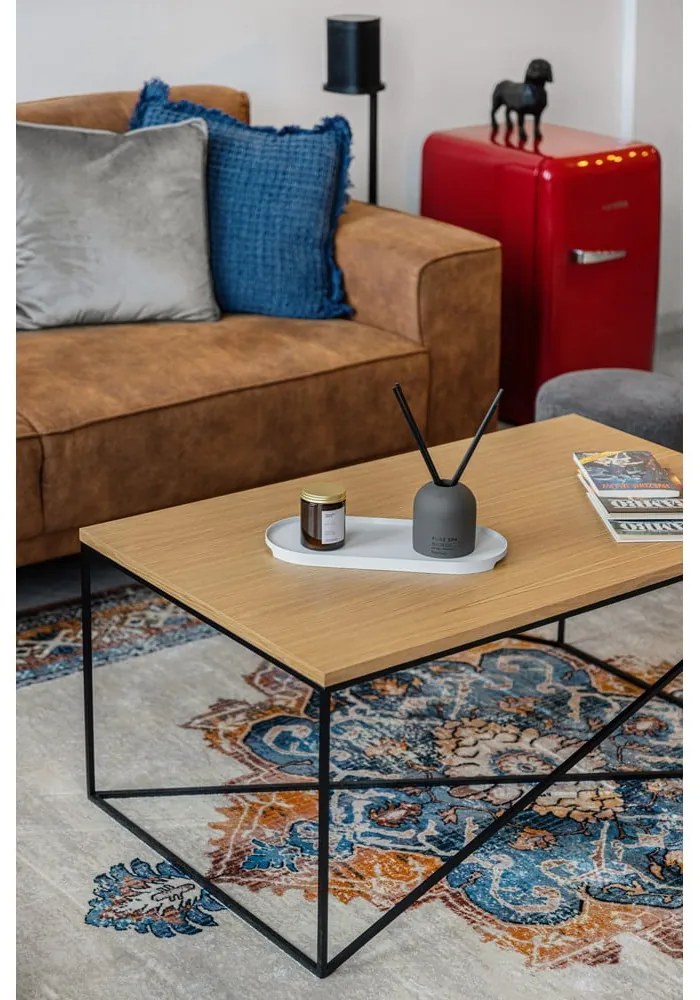 Кафяв ъглов диван от изкуствена кожа (десен ъгъл) Copenhagen - Scandic