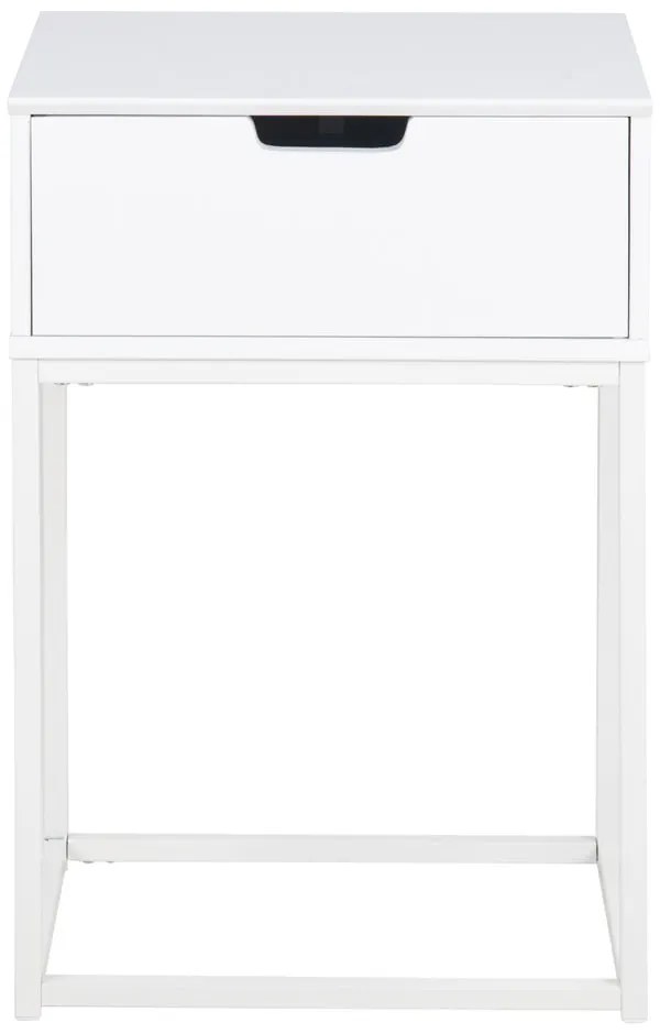 Бяло нощно шкафче Mitra - Actona