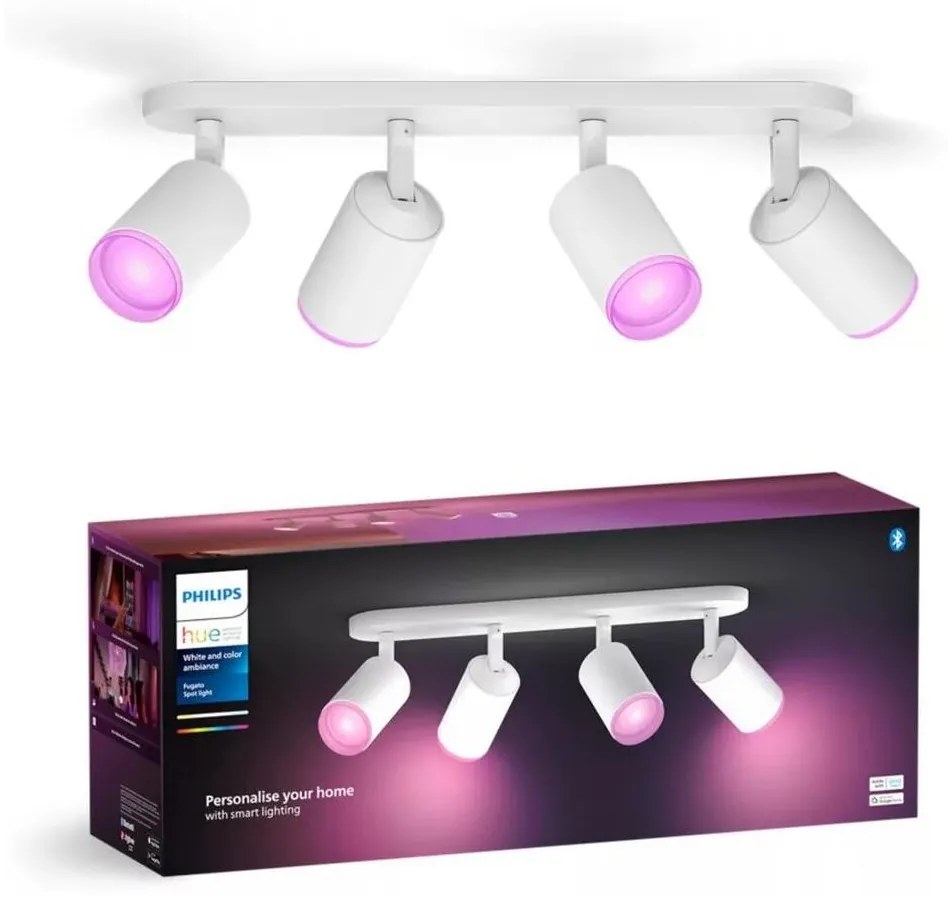 Philips - LED RGBW Димируем спот Hue FUGATO 4xGU10/4,2W/230V бял