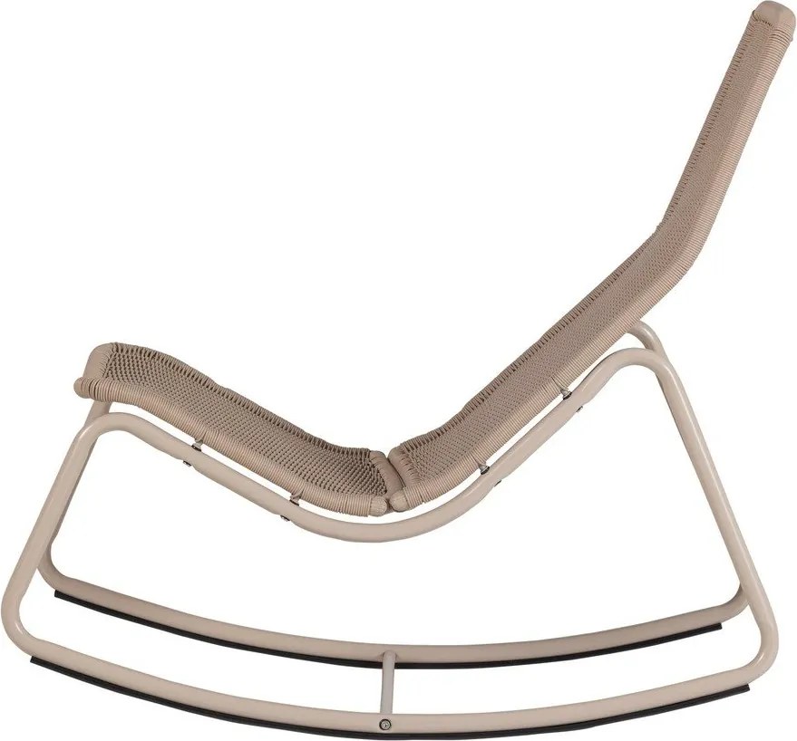 Бежов градински стол от изкуствен ратан Tom – WOOOD