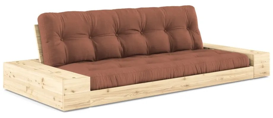 Разтегателен диван тухлен 244 cm Base – Karup Design