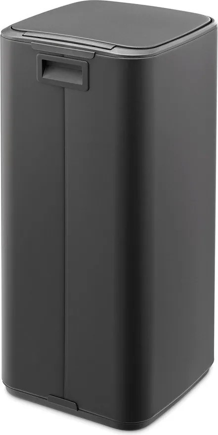 Тъмносиво стоманено кошче за боклук с педал 30 l Bo – Brabantia