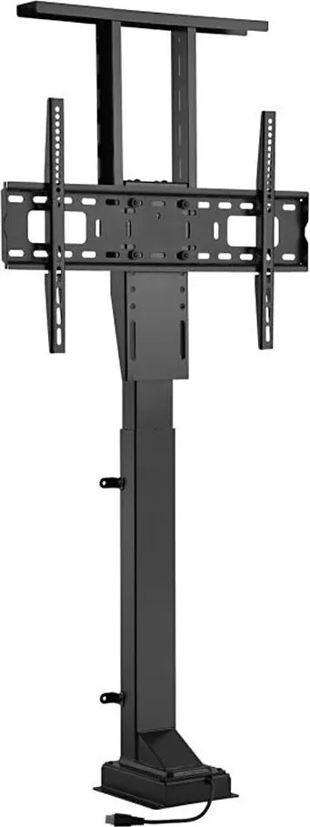 MK FLORIA MKF-19DM648 - Подова стойка за телевизор 37-65" черна + дистанционно управление