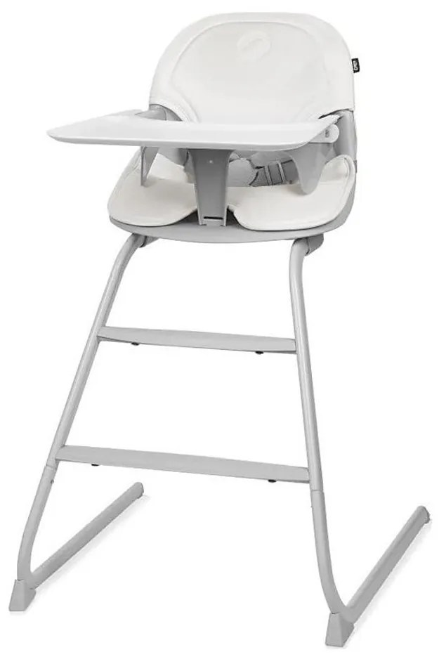 Lionelo - Детско столче за хранене 2в1 DALIA бял/сив
