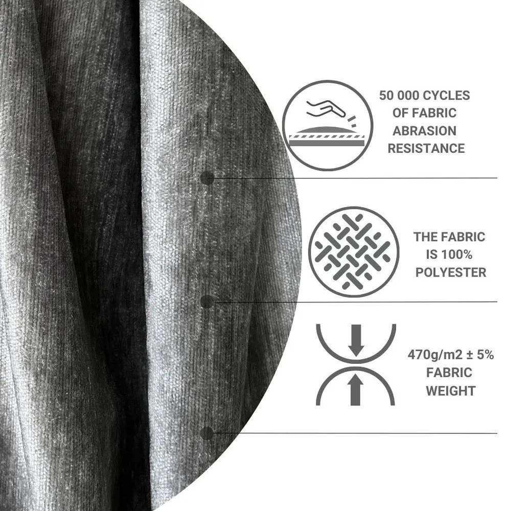 Сиво боксспринг легло с място за съхранение 200x200 cm Yoko – Maison de Rêve