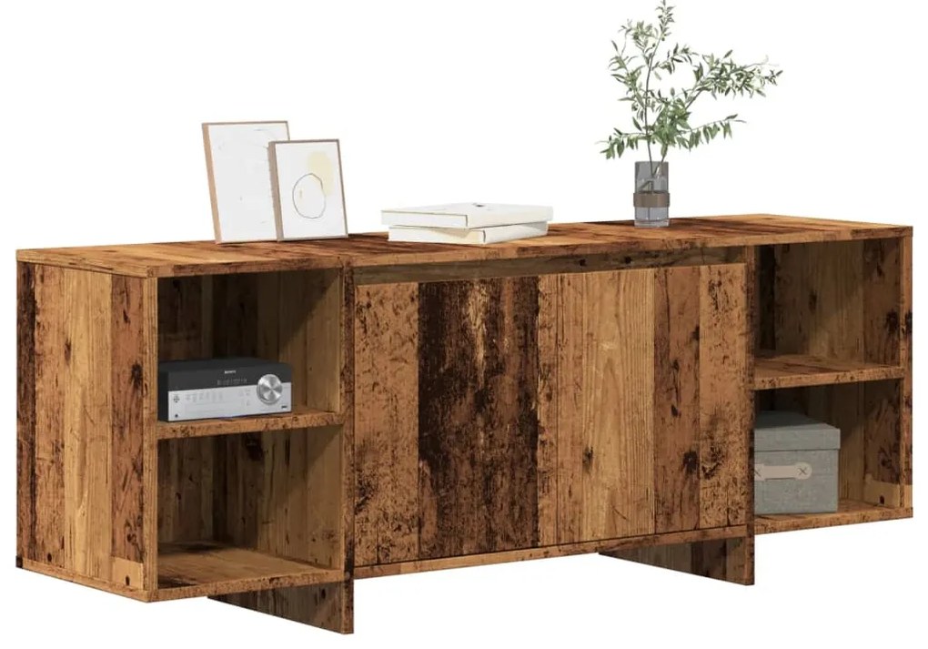 856788 vidaXL ТВ шкаф, старо дърво, 130x35x50 см, инженерно дърво