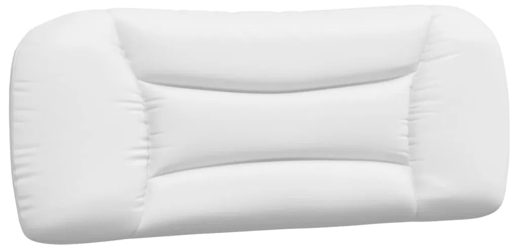 374557 vidaXL Мека табла за легло Hvar, бяла, 100 см, изкуствена кожа