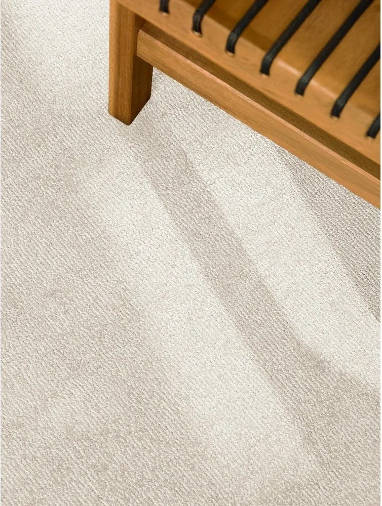 Кремав ръчно изработен кръгъл килим със смес от вълна ø 160 cm Kari Organic – Villeroy&amp;Boch