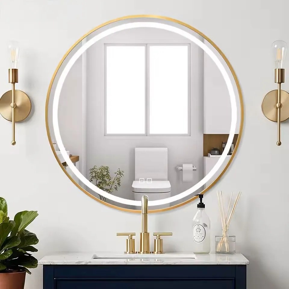 Огледало LED 90cm MMJ Gold
