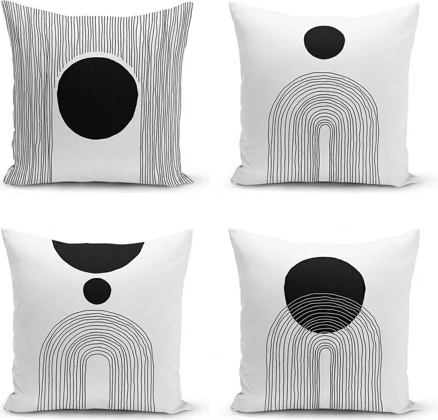 Калъфки за възглавници в комплект 4 бр. 43x43 cm Simple Arch – Minimalist Cushion Covers