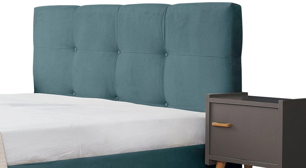 Тапицирано легло Famous-Petrol-150 x 200-Με μηχανισμό ανύψωσης