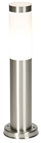 Модерна външна лампа на стълб стомана 45 см IP44 - Rox