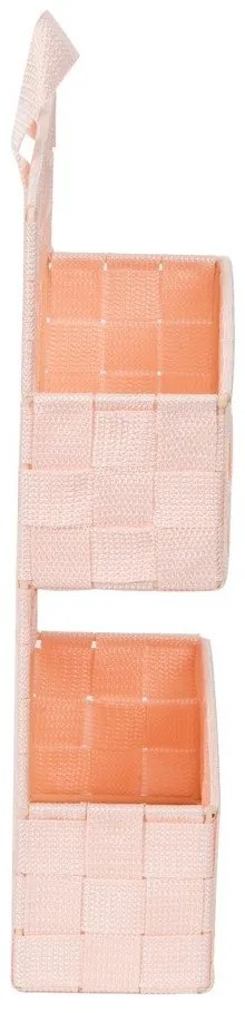 Светлорозова двуетажна висяща кошница Bristol - Compactor