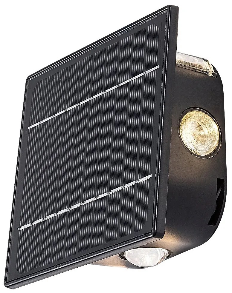 RABALUX 77034 Emmen, външен соларен аплик, LED0,5W, 13x13cm - 77034