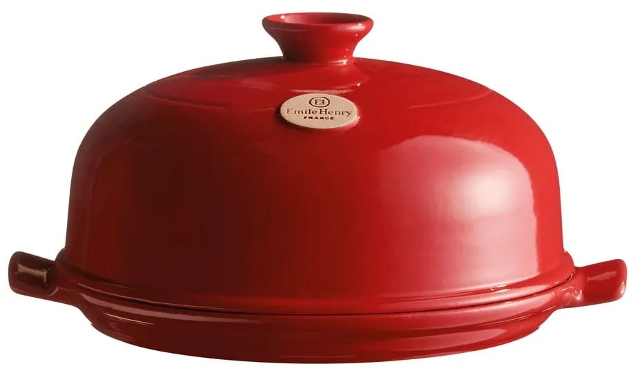 Червена керамична кръгла форма за печене на хляб , ⌀ 28,5 cm - Emile Henry